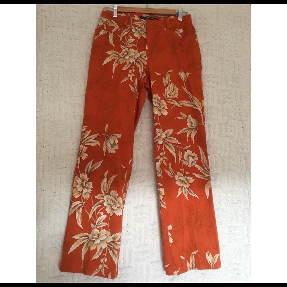 Ellen Tracy Company Floral Pants